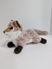 TY Beanie Baby Frederick the Fox 7" X 5" No Ear Tag Brown Soft Fox Fuzzy