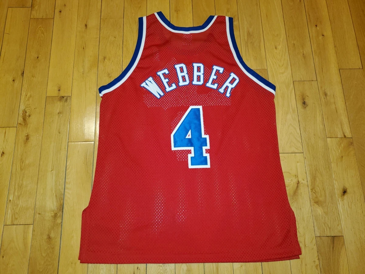 Vintage Washington Bullets Champion Chris Webber #2 Basketball Jersey