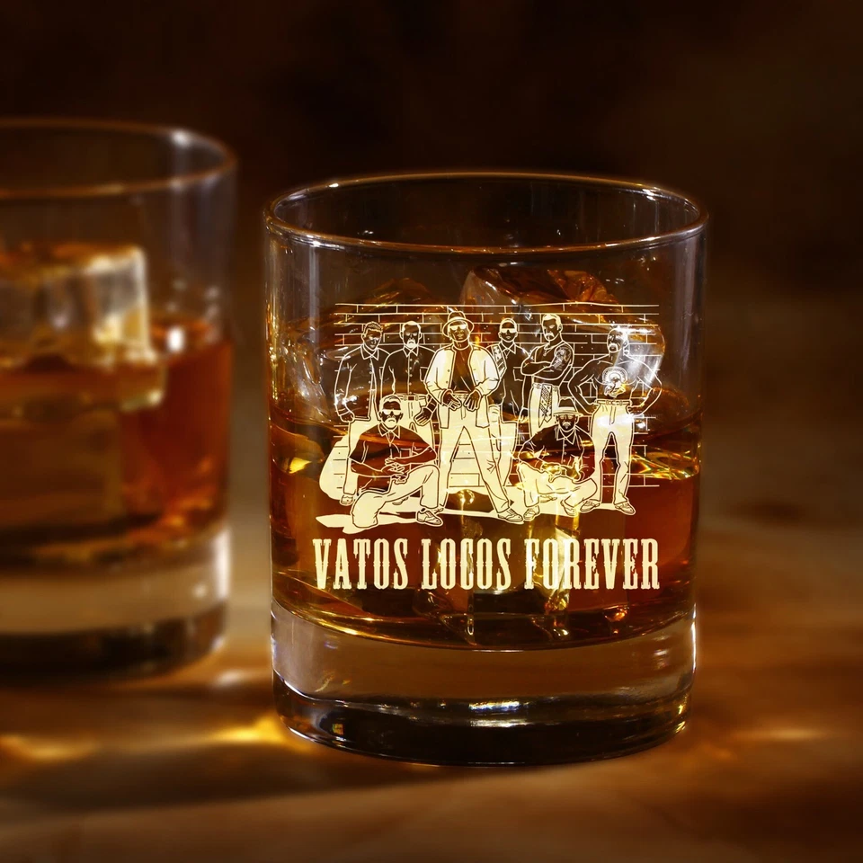 Vaso de whisky Blood In Blood Out Vatos Locos, vaso inspirado en Blood In Blood Out Foto 3 de 3