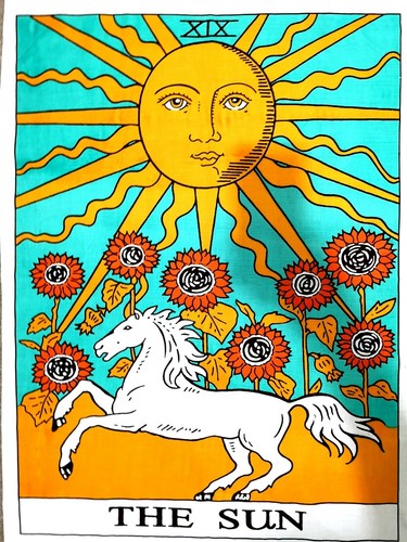 Tarot Wall Hanging Tapestry Medieval Hippie Bohemian Gothic Wall Home Decor - Picture 2 of 20