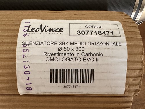 Leo Vince Carbon Fiber SBK Evo II Muffler - Picture 5 of 5