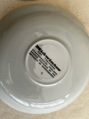 MIDWINTER SIENNA 4 REPLACEMENT SAUCERS designer JESSIE TAIT GOOD CONDITION - Picture 7 of 7