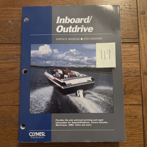 Clymer New ProSeries Inboard/Outdrive Service Manual, 6th Edition, CLYIOS6
