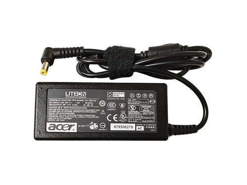 New 65W AC Adapter Charger for Acer Aspire One AO725-0899 AO725-0691 AO725-0600 - Picture 3 of 6