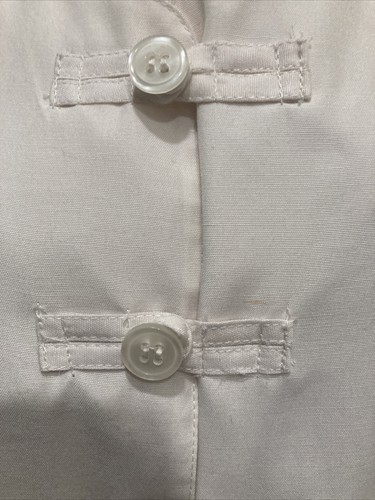 VTG White Diana Marco Tunic SZ 18 Ribbon Design - Picture 2 of 14