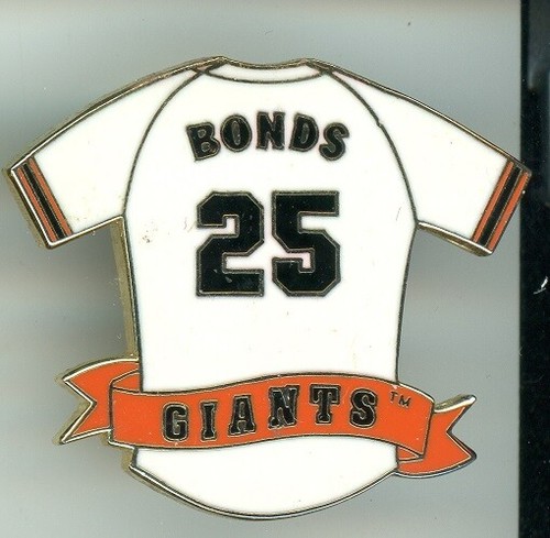 SF Giants Player Jersey Pin Choice 28 Pins Various Years All-Star Mays Posey - Picture 24 of 31