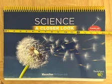 Science A Closer Look Sampler Macmillan McGraw Hill Flip book  Approx 16” x 11”