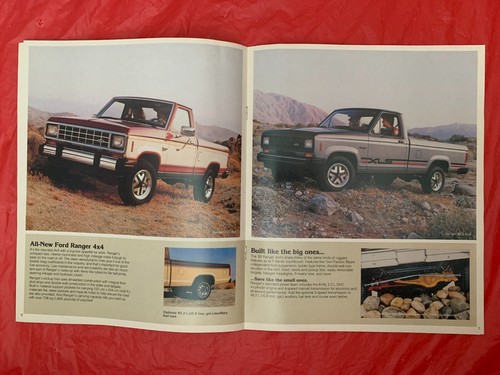 Ford 1983 "Ranger/Serie F" - Folleto/catálogo de ventas de concesionario de camiones originales - Imagen 4 de 7