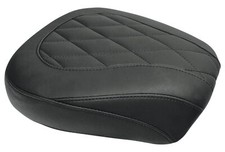 Mustang Wide Tripper Black/Diamond Passenger Pillion Seat (76695)
