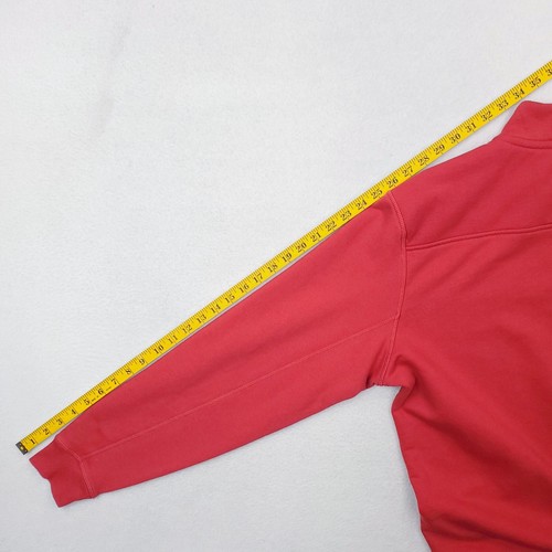 Vineyard Vines Sweater Mens Medium Pink Coral Quarter Zip Pullover Colorful - Picture 11 of 13