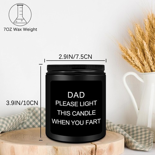 2-Pack Sandalwood Candle – Dad Gift from Daughter or Son, Father’s Day, Birthday - Picture 4 of 7