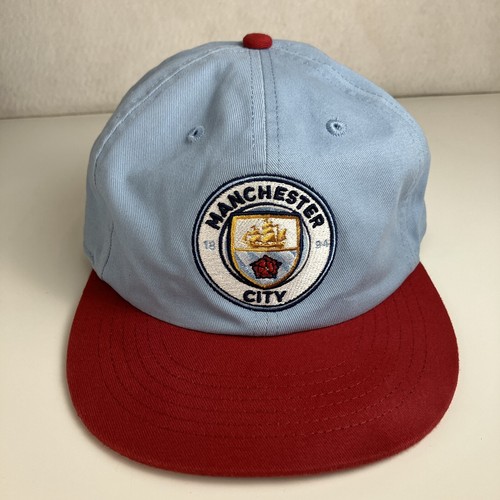 Manchester City FC Swingman Snapback Hat Cap Fan Ink Blue & Burgundy