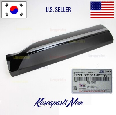 FRONT Door Lower Molding Left DRIVER Side Black ⭐OEM⭐ Kia EV9