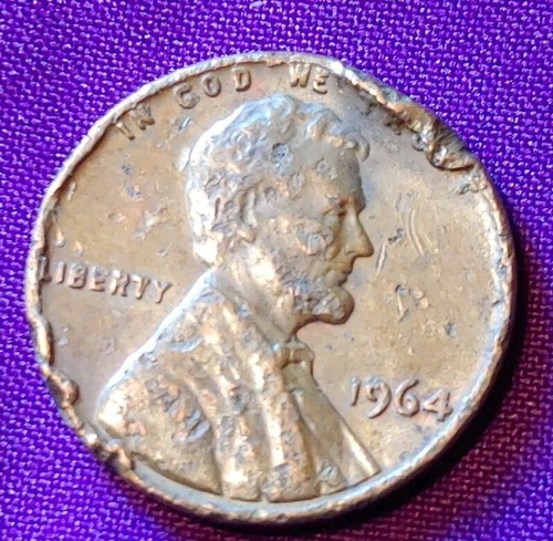 1964, Rare Linc 1 C Coin! Cir & Ungrd! See Pics, BR, 3.1 Gm, Collector Dream - Picture 7 of 7