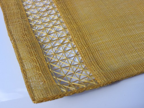 3er Set Vintage 50er Jahre Metasco Tischsets Abaca Hanf gewebt Filipino Handarbeit - Bild 4 von 4