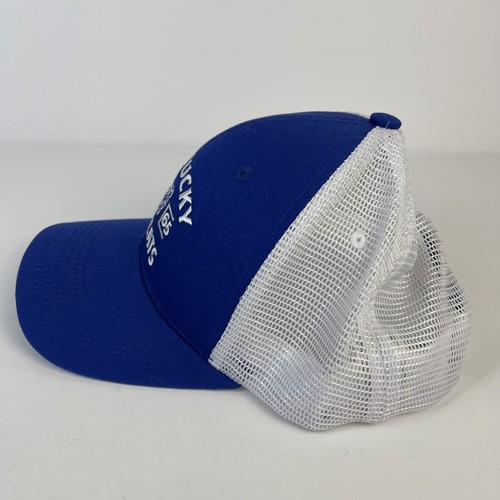 University Kentucky Wildcats Hat Adjustable Baseball Captivating White Blue UK - Picture 5 of 8