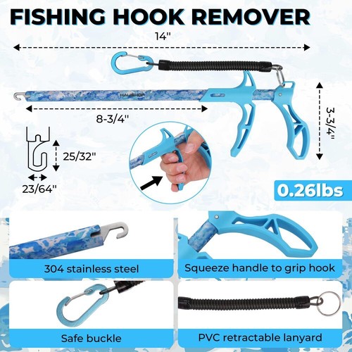 3PACK Fishing Tool Kit Fishing Plier Fish Lip Gripper Aluminum Fish Hook Remover - Picture 5 of 9