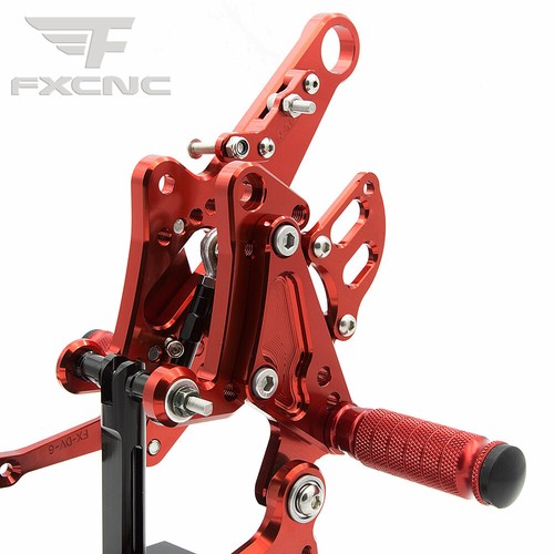 CNC Adjust Rearsets Footpegs For Ducati Carbon 2011-2018 Diavel 1200 2011-2015 - Picture 8 of 14