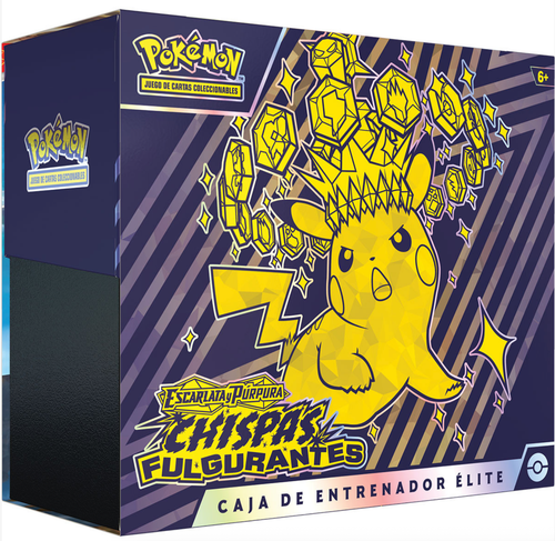 Pokemon TCG Spanish Chispas Fulgurantes (Surging Sparks) Elite Trainer Sealed - Picture 2 of 7