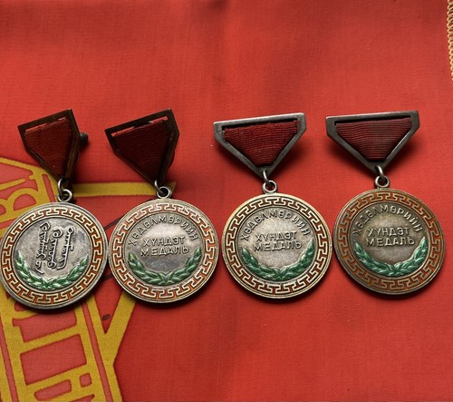 Mongolei UdSSR MEDAILLE sowjetisch-russisches Silberabzeichen Bestellung selten # 20729 Zweiter Weltkrieg - Bild 8 von 9
