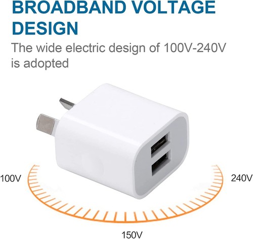 5V 3A Dual USB Universal Travel AC Fast Wall Charger Power Adapter AU Plug Phone - Picture 9 of 10