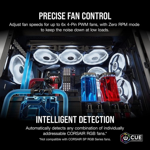 Corsair iCUE Commander CORE XT Digital Fan Speed & RGB Lighting Controller Black - Picture 7 of 9