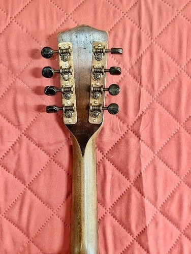 VINTAGE REGAL BLUE COMET MANDOLIN / PSYCO-BILLIE MODS / CHECK IT OUT - Picture 7 of 12