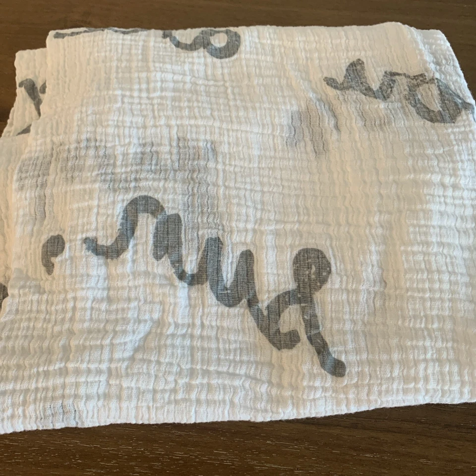 SugarBoo&Co 💯 Manta de muselina de algodón orgánico lisa para niños y niñas Foto 2 de 2