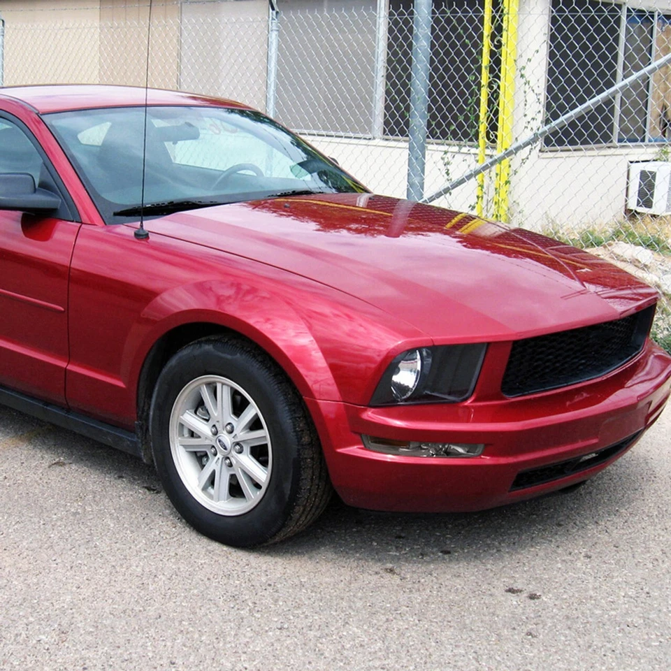 Para Ford Mustang 05-09 Carcasa ahumada Parachoques Luz Señales de giro Reflector Ámbar Foto 3 de 3