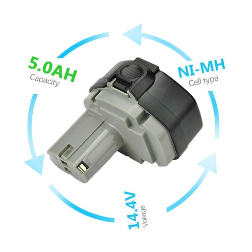 BATERÍA 5000mAh Original Para Makita 1220 1222 1233 1234 1235F 1420 1422 1433 1434 - Imagen 20 de 39