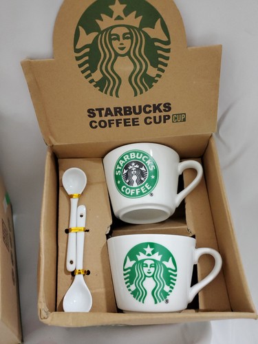 Set of 4 Vintage Starbucks Espresso Logo Cups - 1971, 1987, 1991 and 2011 - Picture 3 of 10