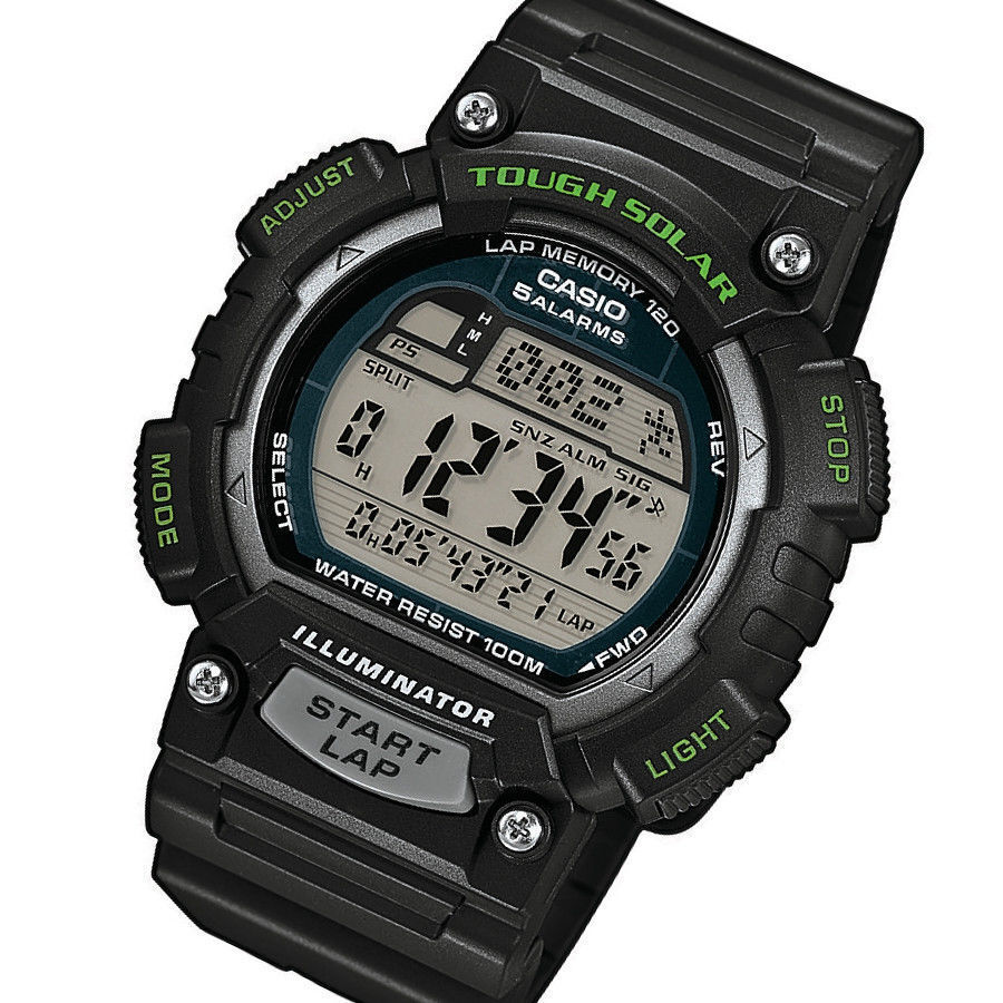 Casio Original New STL-S100H-1A Tough Solar Power Digital Watch STL-S100 Green 4971850983989 | eBay