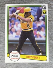 Tony Pena 1982 Donruss Pirates #124  *G763*