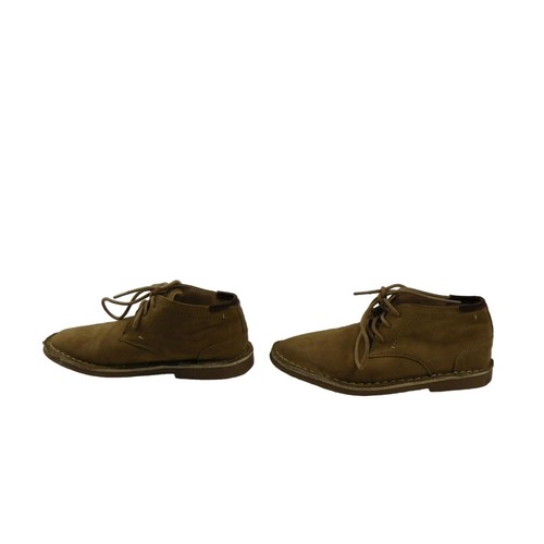 Boys Youth Reaction Kenneth Cole Chuck Del Tan Lace Up Dress Shoes Sz. 12 - Picture 5 of 9