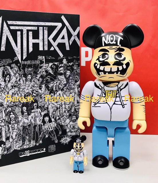 Medicom Be@rBrick BearBrick ANEVER 100 & 400% for sale online | eBay