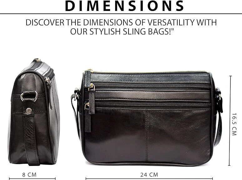 RAS WALLETS Small Cross body Bag for Women Purse Shoulder Bags Adjustable Strap