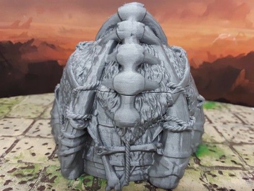 Hunter's Tribal Skull Hut Scenery Terrain Miniatura Modello Dungeons & Dragons D&D - Foto 4 di 9