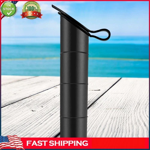 3x Fishing Rod Holder Insert With Cover Cap Inner Sleeve For Kayak Canoe US - Bild 3 von 9