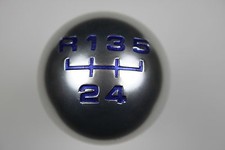 SATIN 5 spd BLUE gear shift knob for VOLKSWAGEN VW TRANSPORTER CARAVELLE T4 T25