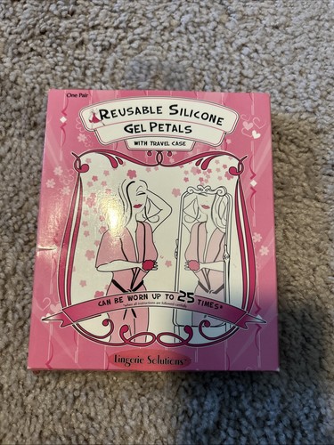 Lingerie Solutions wiederverwendbare Silikon Gel Blütenblätter neu im Karton - Bild 1 von 3