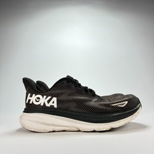 Hoka One One Clifton 9 Black Cushioned Running Shoes Sneakers Women  s Size 8B