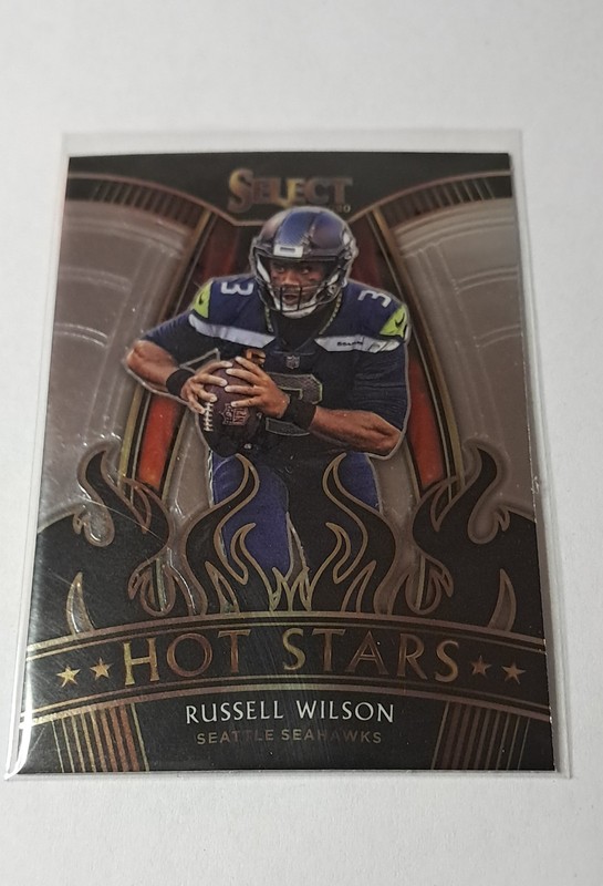 2020 Panini Select - Hot Stars Russell Wilson #HS18 Insert Seattle Seahawks NFL