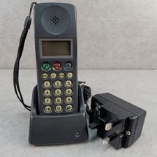 Vintage NEC MP5B2B6-1A E-TACS Portable Mobile Phone with Charger Untested