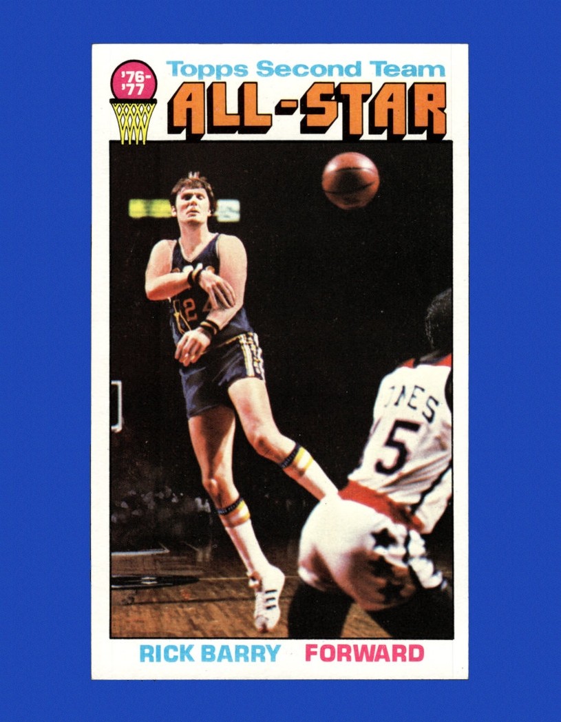 1976-77 Topps Set-Break #132 Rick Barry EX-EXMINT *GMCARDS*