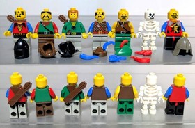 LEGO 6079 Dark Forest Fortress Elkwood with Minifigures Horse Cart Castle