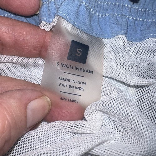 Bonobos Mens Small Blue All Over Print Walkman Lined Swim Trunks Shorts - Picture 5 of 7