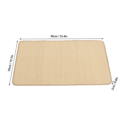 Cat Scratcher Mat Back Hook And Loop Sisal Cat Scratching Mat Protect Couch For - Picture 12 of 23