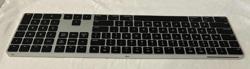Apple Magic Keyboard with Numeric Keypad Silver With Black Keys Wireless A1843 - Picture 5 of 5