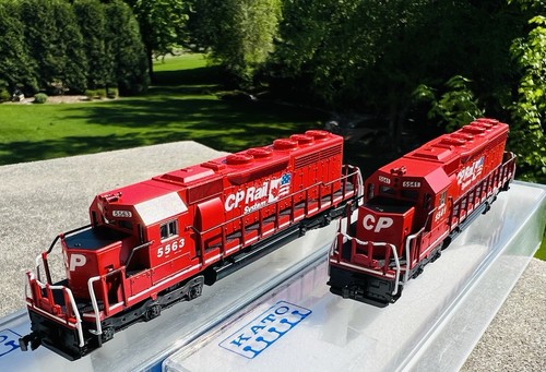 2 N Scale Kato SD40 Canadian Pacific #5563 & #6531 New Old Stock 100% Custom NIB - Picture 2 of 6