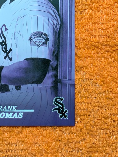 2024 Topps Black & White Frank Thomas Purple 13/25 - Chicago White Sox #74 HOF - Picture 5 of 10